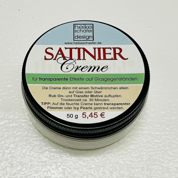 Satiniercreme in der Farbe Transparent - 50g